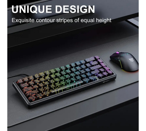 Клавіатура дротова механічна Onikuma G67 ARGB Rapid Trigger, Hall Effect — 65% (67 клавіш) (з Eng розкладкою)