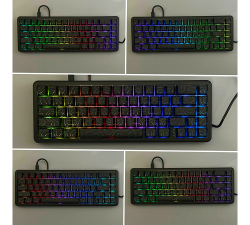 Клавіатура дротова механічна Onikuma G67 ARGB Rapid Trigger, Hall Effect — 65% (67 клавіш) (з Eng розкладкою)