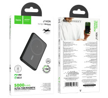 УМБ Power Bank Hoco J140A Tony 5000mAh PD20W Magnetic з бездротовою зарядкою