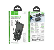 УМБ Power Bank Hoco J146 Night tide 10000mAh 2A (with cable Type-C+Micro+Lightning+USB)