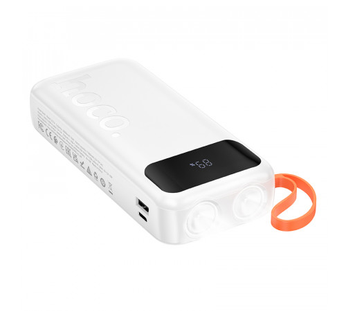 УМБ Power Bank Hoco J151A Spirit 20000mAh 2A (with cable Type-C+Micro+Lightning+USB) з ліхтарем