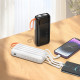 УМБ Power Bank Hoco J151A Spirit 20000mAh 2A (with cable Type-C+Micro+Lightning+USB) з ліхтарем