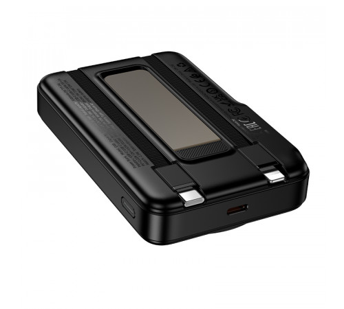 УМБ Power Bank Hoco Q48 Core 10000mAh PD20W з бездротовою зарядкою, зарядкою для годинника та з підставкою (with cable Type-C+Lightning)