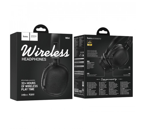 Навушники Hoco W64 Earl Ⅱ BLACK
