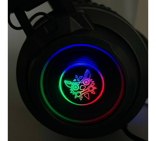 Навушники комп'ютерні Onikuma X80 RGB з мікрофоном