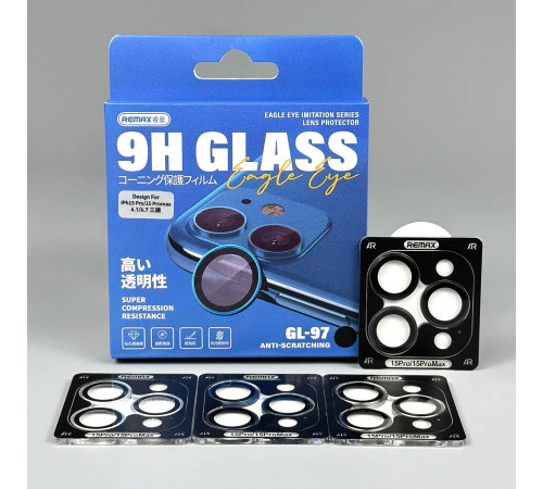 Захисне скло на камеру Remax GL-97 Eagle Eye Imitation Series Lens Protector iPhone 15-15 Plus