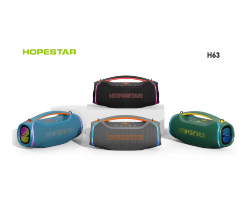 Колонка HOPESTAR H63 RGB 70W, 8800mAh (28,1*12,3*15,9 см)
