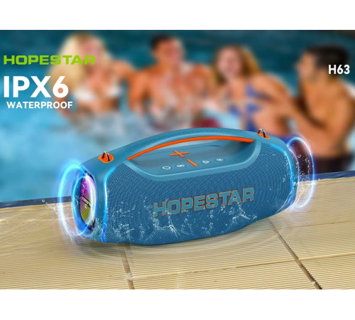 Колонка HOPESTAR H63 RGB 70W, 8800mAh (28,1*12,3*15,9 см)