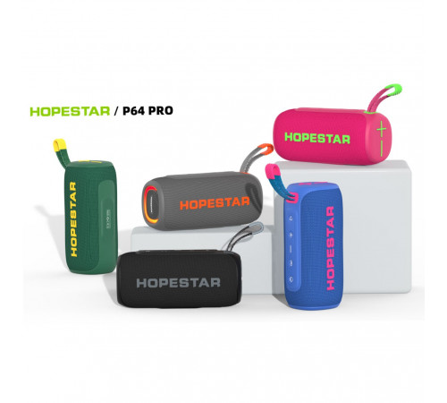 Колонка HOPESTAR P64 Pro RGB 60W, 6000mAh (32,2*13,4*16,0 см)
