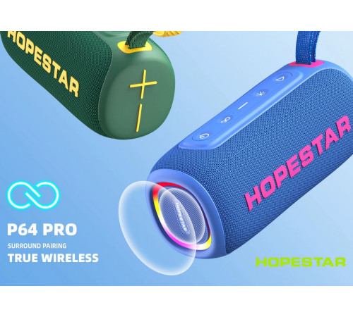 Колонка HOPESTAR P64 Pro RGB 60W, 6000mAh (32,2*13,4*16,0 см)