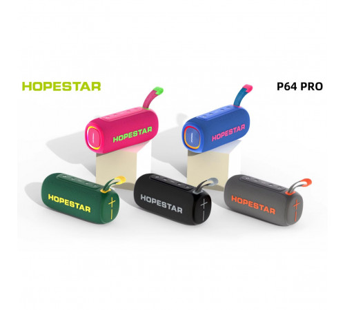 Колонка HOPESTAR P64 Pro RGB 60W, 6000mAh (32,2*13,4*16,0 см)