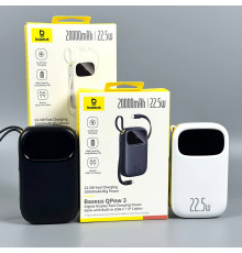 УМБ Power Bank Baseus EnerFill FC31 QPow 3 20000mAh 22.5W (with cable Type-C+Lightning) (P10082107213)