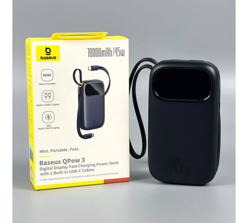 УМБ Power Bank Baseus EnerFill FC31 QPow 3 10000mAh 45W (with cable Type-C+Type-C) (P10082102123-0)