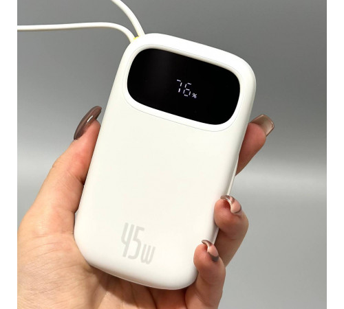 УМБ Power Bank Baseus EnerFill FC31 Qpow 3 10000mAh 45W (with cable Type-C+Lightning) (E0028C01)