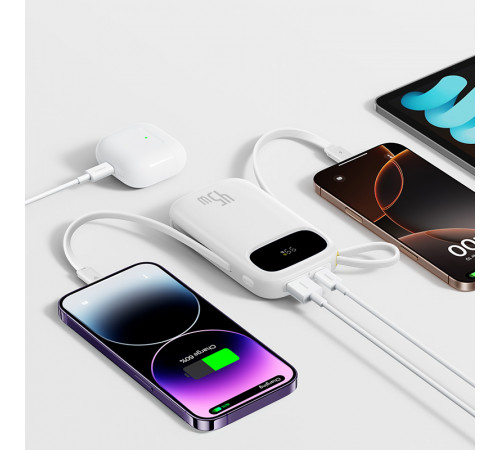 УМБ Power Bank Baseus EnerFill FC31 Qpow 3 20000mAh 45W (with cable Type-C+Lightning) (E0028D01)