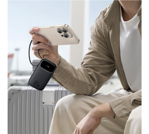 УМБ Power Bank Baseus EnerFill FC31 QPow 3 10000mAh 22.5W (with cable Type-C+Lightning) (P10082107213-00)