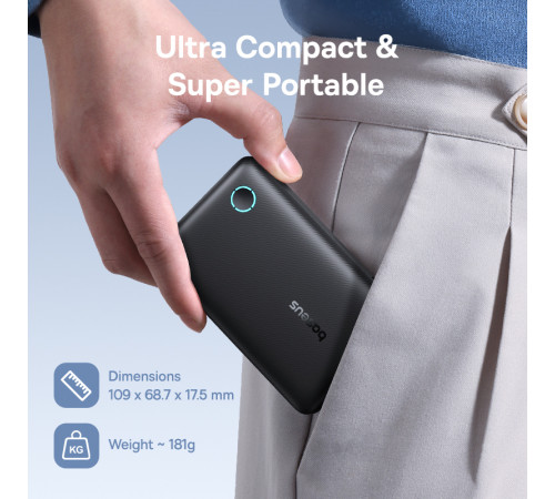 УМБ Power Bank Baseus EnerFill FP11 10000mAh 15W (P1008210C123-00)