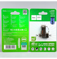 USB флеш Hoco UD14 256Gb Clever USB3.2+Type-C Швидкісна