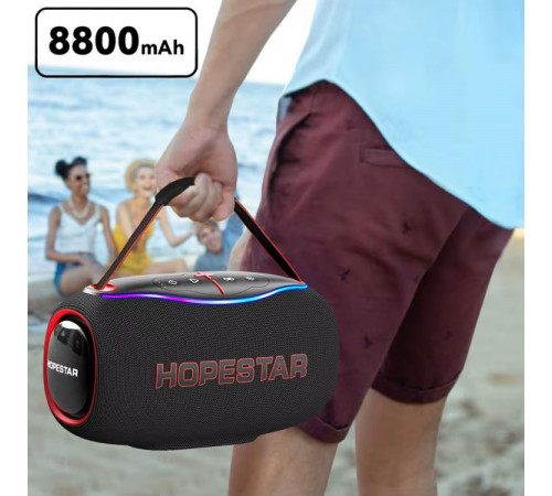 Колонка HOPESTAR H80 RGB 80W, 8800mAh (30,2*14,0*16,7 см)