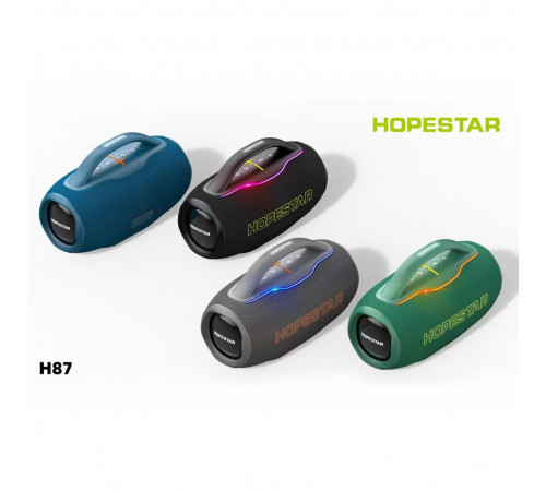 Колонка HOPESTAR H87 RGB 70W, 8800mAh (30,0*13,8*19,8 см)