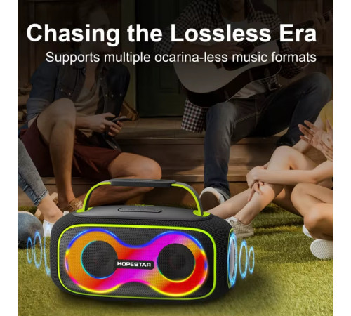 Колонка HOPESTAR Party Box 150 RGB 40W, 8800mAh (29,2*13,3*14,7 см)