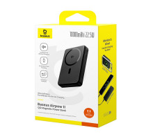 УМБ Power Bank Baseus Airpow Ⅱ Qi2 Magnetic 10000mAh 22.5W з бездротовою зарядкою (P10080000123-00)