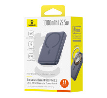 УМБ Power Bank Baseus EnerFill FM11 10000mAh 22.5W Ultra-Mini Magnetic з бездротовою зарядкою (P1008210E513-00)