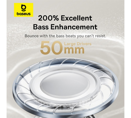 Навушники Baseus Bowie 30 Max Noise-Cancellation Wireless Headphones Cluster із шумопоглинанням (A00075500113-00)