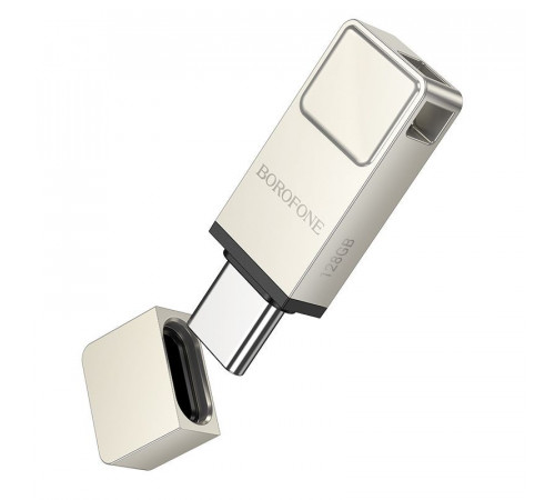 USB флеш Borofone BUD6 128GB Elegance mini USB3.0 Type-C Швидкісна