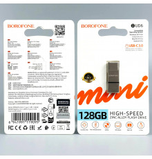 USB флеш Borofone BUD6 128GB Elegance mini USB3.0 Type-C Швидкісна