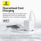 Мережевий зарядний пристрій Baseus Palm Fast Charger 1C 30W EU Moon White (P10111605213-00)