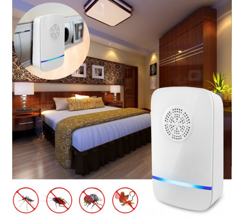 Ультразвуковий відлякувач комах, тарганів, гризунів Ultrasonic Insect Killer (від розетки)