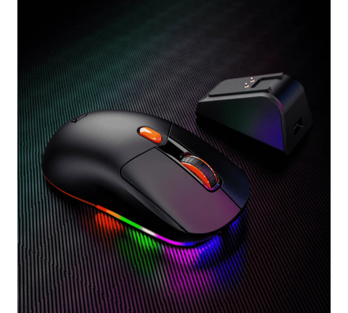 Мишка Games бездротова Meetion GW38 RGB 6 Keys, 8000dpi (Connector: Bluetooth+2.4G USB)
