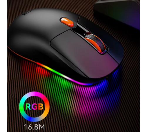 Мишка Games бездротова Meetion GW38 RGB 6 Keys, 8000dpi (Connector: Bluetooth+2.4G USB)
