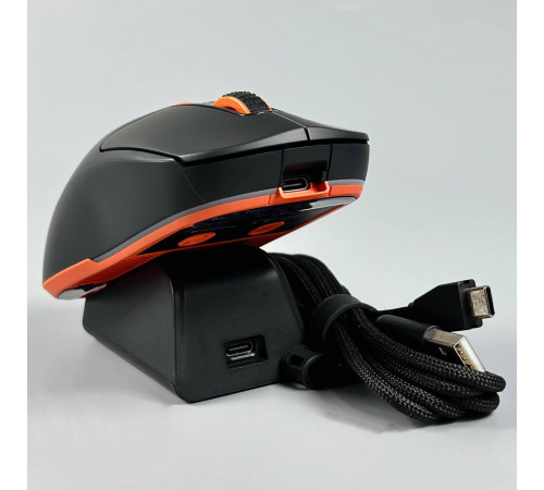 Мишка Games бездротова Meetion GW38 RGB 6 Keys, 8000dpi (Connector: Bluetooth+2.4G USB)