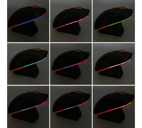 Мишка Games бездротова Meetion GW38 RGB 6 Keys, 8000dpi (Connector: Bluetooth+2.4G USB)