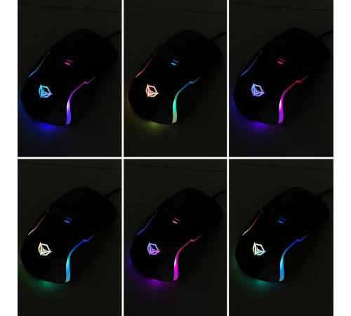 Мишка Games дротова Meetion G3360 RGB 6 Keys, 12000dpi