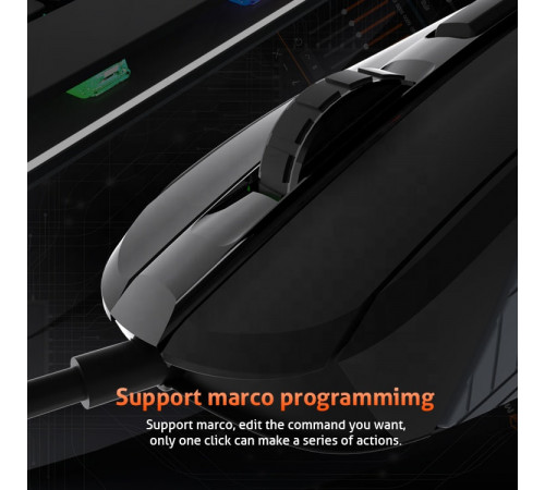 Мишка Games дротова Meetion G3360 RGB 6 Keys, 12000dpi