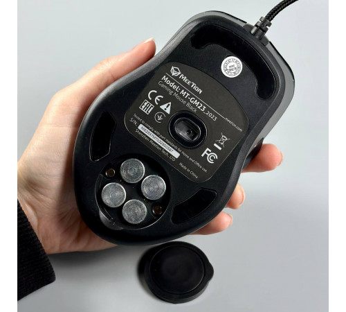 Мишка Games дротова Meetion GM23 2023 RGB 7 Keys, 12800dpi