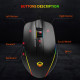 Мишка Games дротова Meetion GM23 2023 RGB 7 Keys, 12800dpi