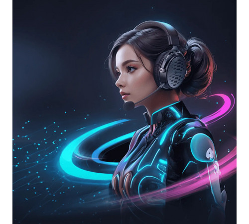 Навушники комп'ютерні Meetion BTH013 Wired+2.4G+Bluetooth