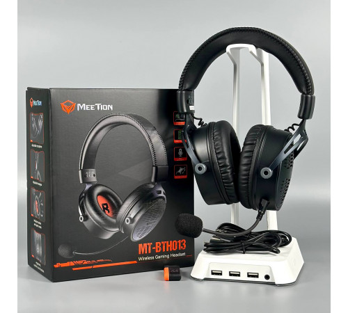 Навушники комп'ютерні Meetion BTH013 Wired+2.4G+Bluetooth
