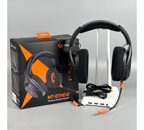 Навушники комп'ютерні Meetion BTH012 Wired+2.4G+Bluetooth+Led