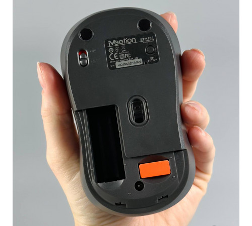 Мишка бездротова Meetion BTM185 3200dpi (Connector: Bluetooth+2.4G USB)