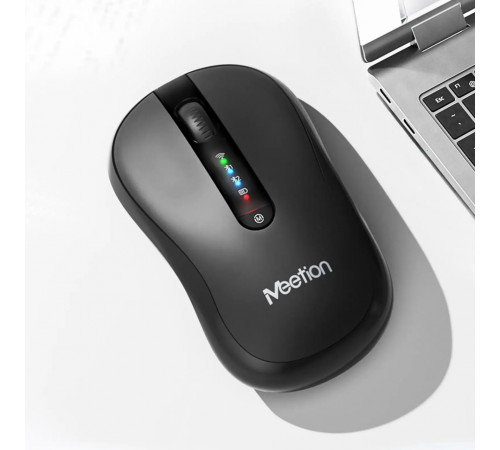 Мишка бездротова Meetion BTM185 3200dpi (Connector: Bluetooth+2.4G USB)