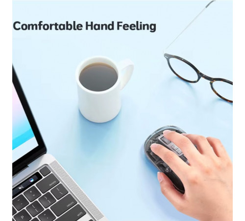 Мишка бездротова Meetion BTM005 2400dpi (Connector: Bluetooth+2.4G USB)