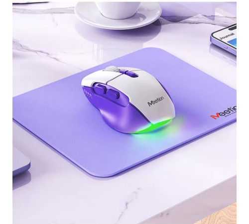 Мишка бездротова Meetion BTM001 RGB 7keys, 2400dpi (Connector: Bluetooth+2.4G USB)