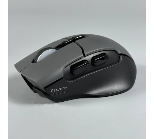 Мишка бездротова Meetion BTM001 RGB 7keys, 2400dpi (Connector: Bluetooth+2.4G USB)