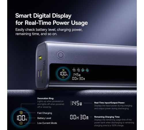 УМБ Power Bank Baseus EnerGeek GP11 20000mAh 145W (with cable Type-C) (E0027B01)