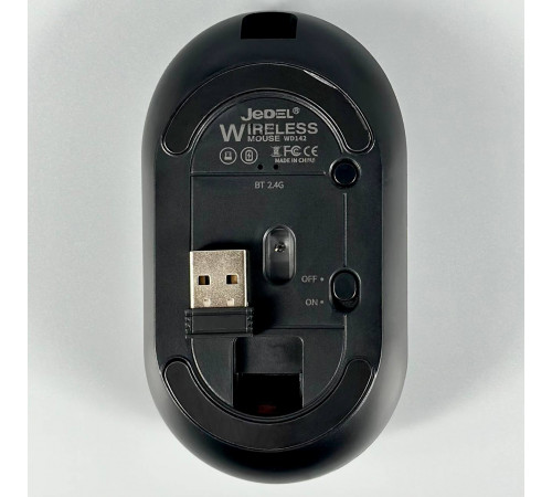 Мишка бездротова Jedel WD142 Bluetooth+2.4G, 300mAh (DPI:800-1600)